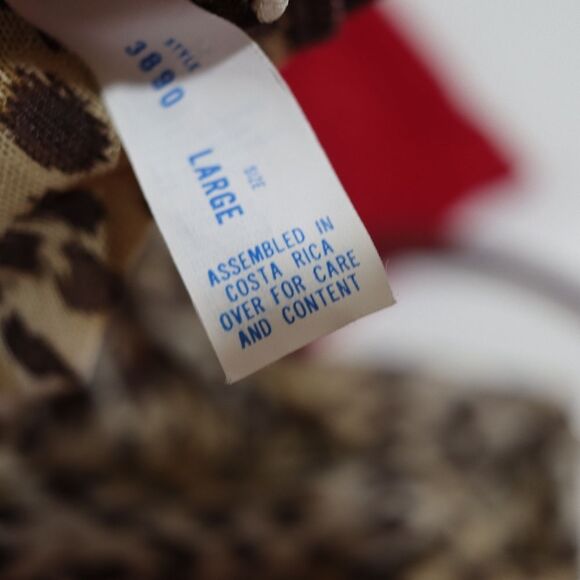 Marilyn Monroe Leopard Print Sheer Bodysuit Large Sheer Animal Statement Piece - Picture 14 of 14